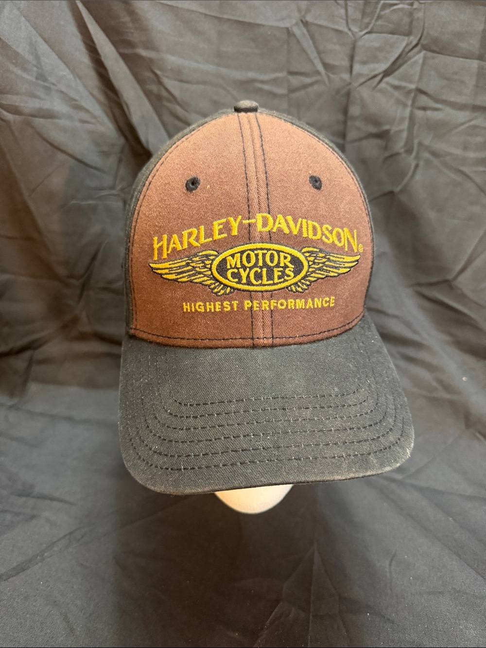 Harley-Davidson Military Overseas Tour Velcro Back Distressed Cap